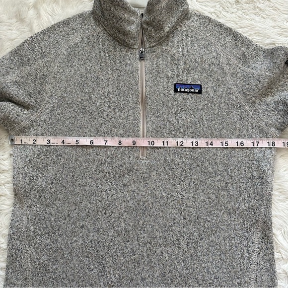 Patagonia Jacket Women's Better Sweater 1/4-Zip Fleece Pullover Pelican Sz S - Picture 10 of 12